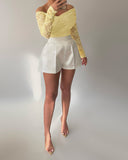 Lace Criss Cross Wrap Ruched Long Sleeve Bodysuit Casual Slim Fit Off Shoulder Shirt