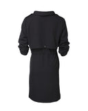 Roll Tab Sleeve Drawstring Trench Coat