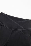 Black Arched Waist Stretchy Slim Fit Jeggings