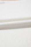 White Swiss Dot Mesh Long Sleeve Square Neck Slim Top