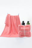 Coral Soft Thicken Coral fleece Two Piece Towel Set