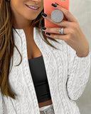 Velvet Open Front Puff Sleeve Contrast Sequin Coat