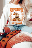 Beige PUMPKIN SPICE COFFEE CLUB Graphic Sweatshirt