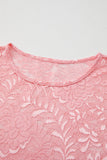 Blossom Floral Lace Sheer Long Sleeve Top