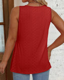 Elegant V Neck Sleeveless Tank