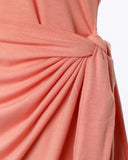 Tied Detail Eyelet Sleeveless Casual Dress