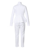 Plunge Layered Ruffles Top & Pencil Pant Sets