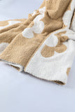 Parchment Floral Printed Soft Throw Blanket 127*152cm