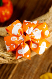 Citrus Halloween Random Pattern Bow Halloween Hair Clip