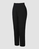 High Waist Cropped Work Pants