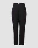 High Waist Cropped Work Pants