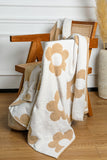 Parchment Floral Printed Soft Throw Blanket 127*152cm