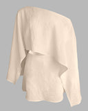 3 Pieces Outfit Solid Off Shoulder Split Sleeve Convertible Crop Top and Casual Elastic Waist Skorts Set With Bandeau(Without Belt)