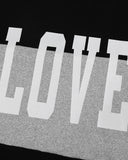 Letter Print Colorblock Long Sleeve Skinny Bodysuit