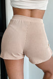 Jet Stream Corded Elastic High Waist Wrap Skort