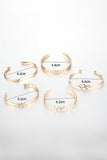 Gold Plated Valentines Bracelet 5pcs Set
