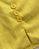 2 Pieces Outfit V Neck Sleeveless Tank Top and Casual Pockets Design Shorts Set