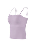 Spaghetti Strap Slim Fit Tank Top Sexy Workout Camisole Tops