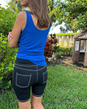 High Waist Yoga Gym Workout Running Shorts Butt Lifting Biker Shorts with Pockets