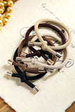 Camel 5pcs/set Thicken Knotted Elastic Hair Tie