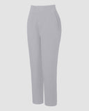 High Waist Cropped Work Pants