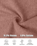 Long Sleeve Top Button Down Slim Fit Tops Crewneck Ribbed Knit Shirt