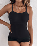 Spaghetti Strap Slim Fit Tank Top Sexy Workout Camisole Tops