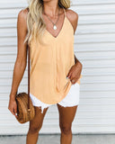 V Neck Casual Cami Top