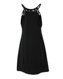 Sleeveless Hollow Out Casual Dress