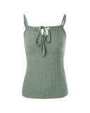 Tied Detail Ribbed Cami Top