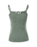 Tied Detail Ribbed Cami Top