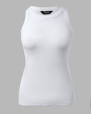 O Neck Sleeveless Basic Slim Fit Skinny Tank Casual Top(Without Pads)