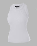 O Neck Sleeveless Basic Slim Fit Skinny Tank Casual Top(Without Pads)