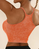 3 Pack U Neck Racer Back Crop Active Top