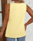 Elegant V Neck Sleeveless Tank