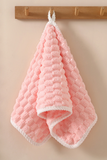 Peach Blossom Textured Soft Bath Towel