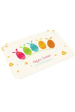 White Happy Easter Day Entrance Mat