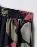 2 Pieces Outfit Floral Print Off Shoulder Bell Sleeve Ruffles Top and Casual Elastic Back Waist Wide Leg Pants Set