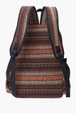 Coffee Vintage Pattern Multi Compartment Large Capacity Backpack
