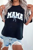 Black Bow MAMA Graphic Loose Tee
