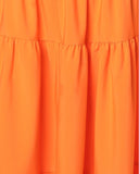 Shirred Crop Top & Maxi Skirt Set
