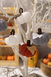 Russet Orange Thanksgiving Mini Pumpkin Home Ornament