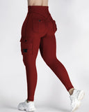 Pocket Design Active Pants Sports Yoga Leggings