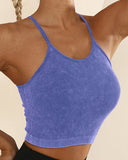 U Neck Racer Back Crop Active Top