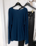 Cowl Neck Batwing Sleeve Ruched T Shirt Casual Slim Fit Top