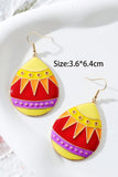 Yellow Easter Egg Hook Earrings