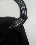 Rhinestone Decor Halter Sleeveless Romper