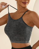 U Neck Racer Back Crop Active Top