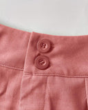 2 Pieces Summer Outfits V Neck Sleeveless Ruched Tank and Casual Pocket Design Shorts Set