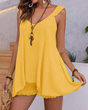 Sleeveless Flowy Top & Shorts Set